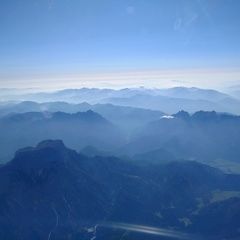 Flugwegposition um 10:02:46: Aufgenommen in der Nähe von Weißenbach an der Enns, Österreich in 4223 Meter